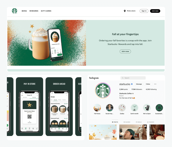 starbucks omnichannel example