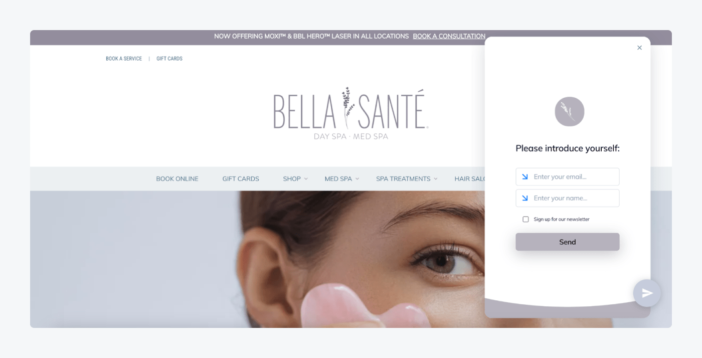 bella sante ai customer service 