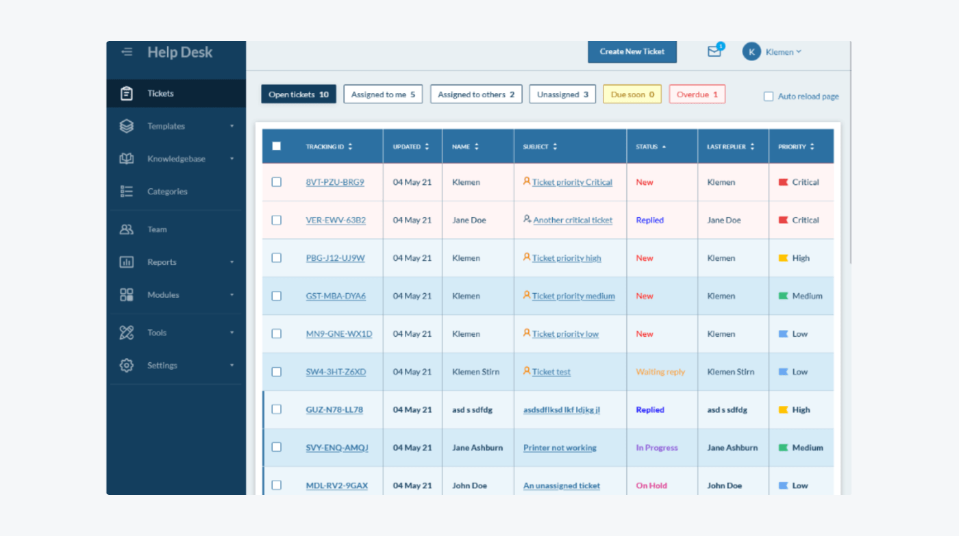 Hesk helpdesk system