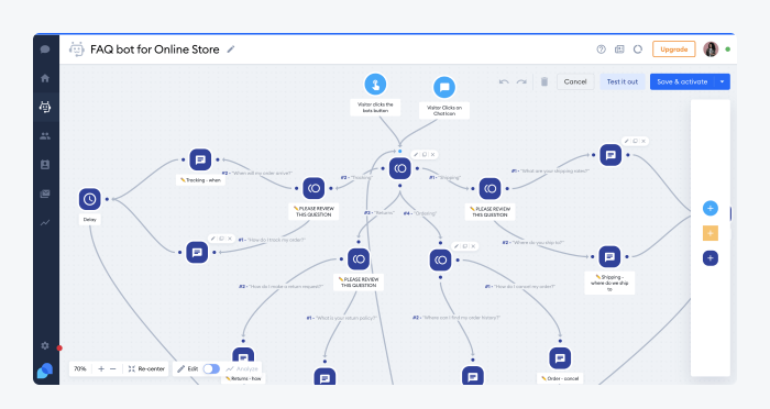  best open-source chatbot frameworks sample from Tidio