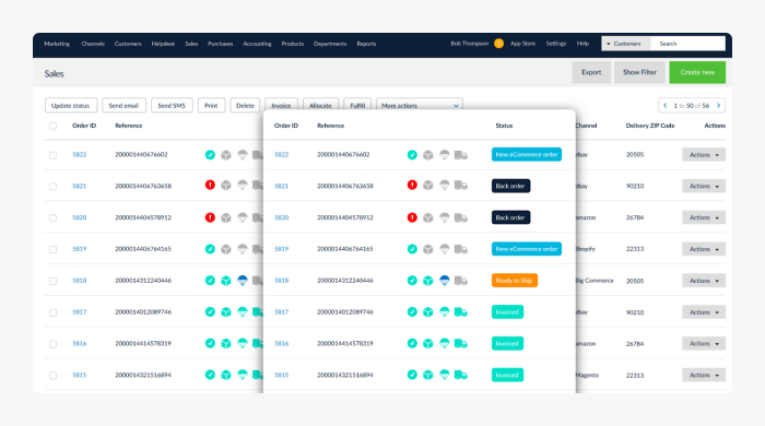 Brightpearl ecommerce order automation sample