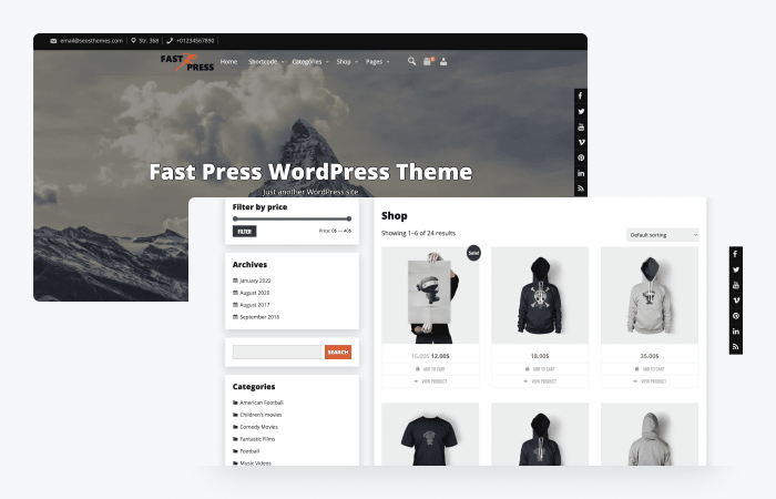 Fast Press by Seosbg theme