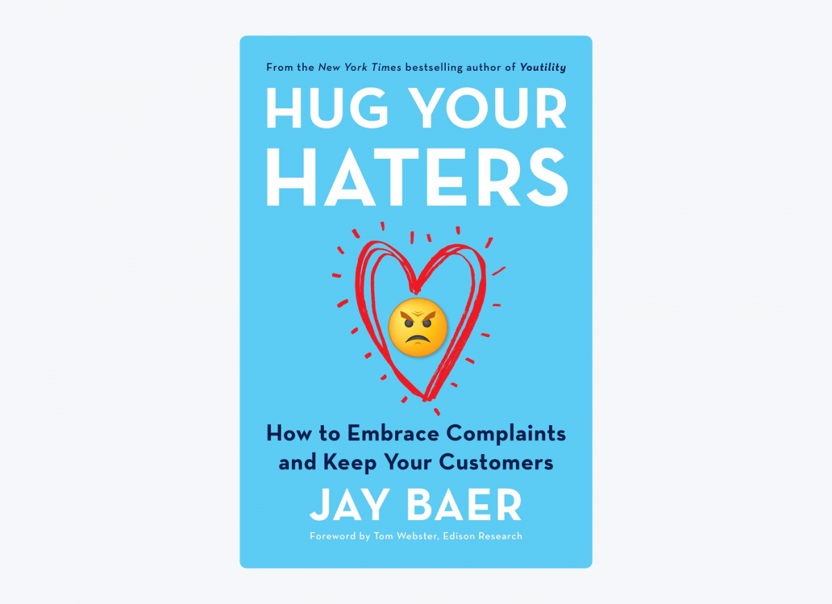 Image of the "Hug your haters' book cover