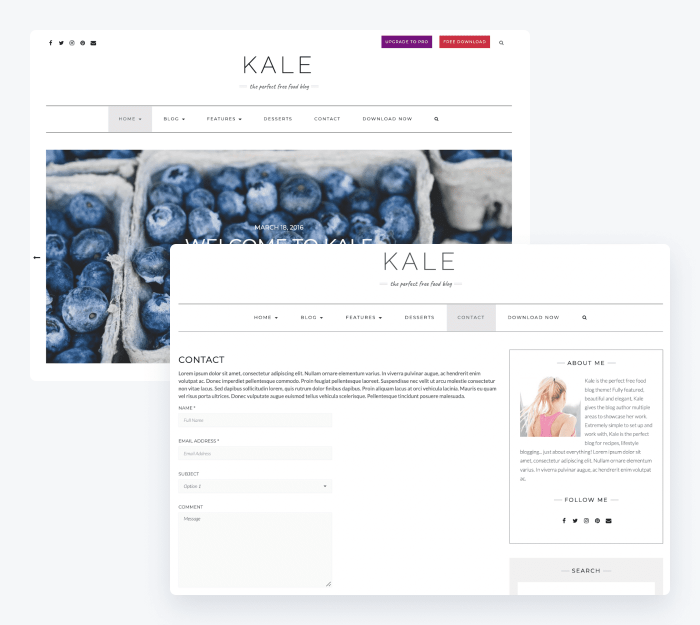 Kale by Lyrathemes theme