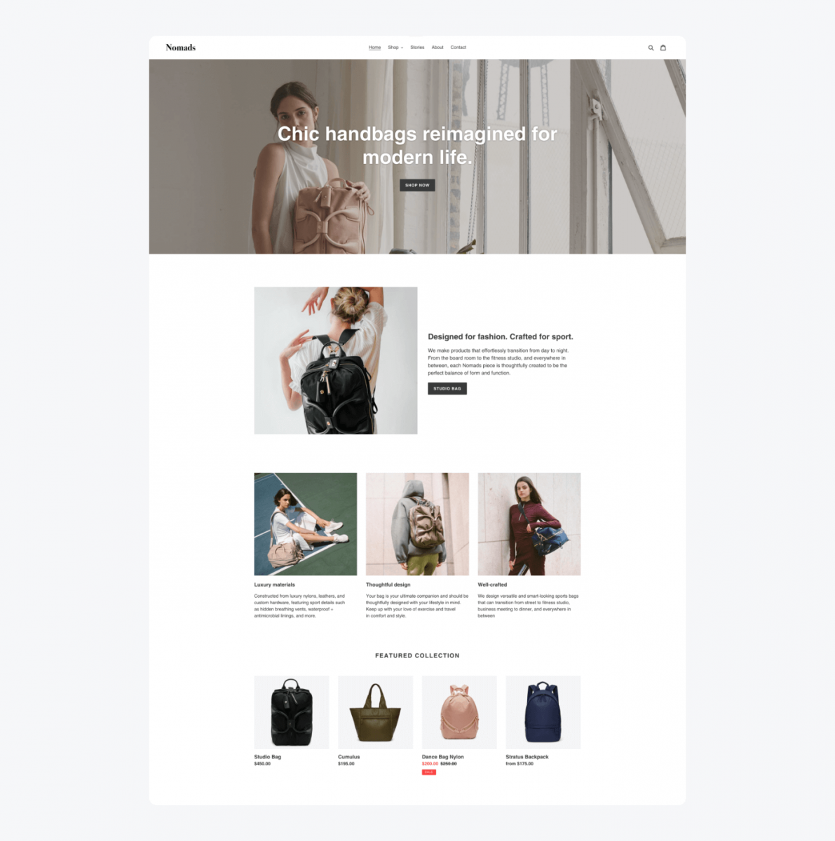 Shopify default theme