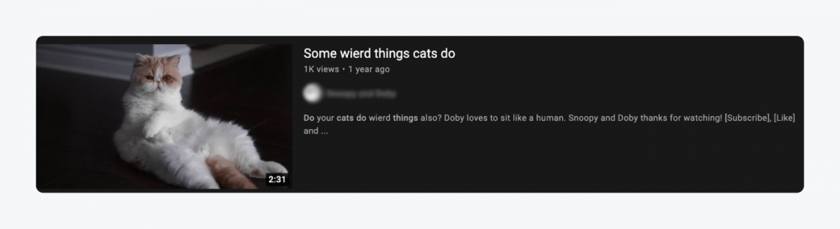 Snapshot of a comment on an online forum titled "Some wierd things cats do"