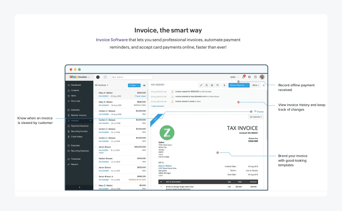 zoho sales tool